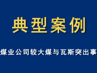 某煤业公司“6·7”较大煤与瓦斯凸起变乱丨典型案例